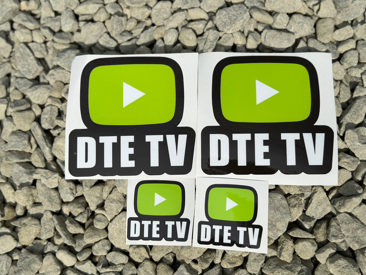 DTE TV stickers