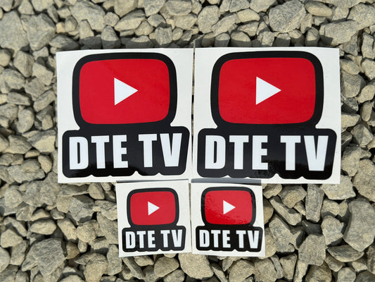 DTE TV stickers